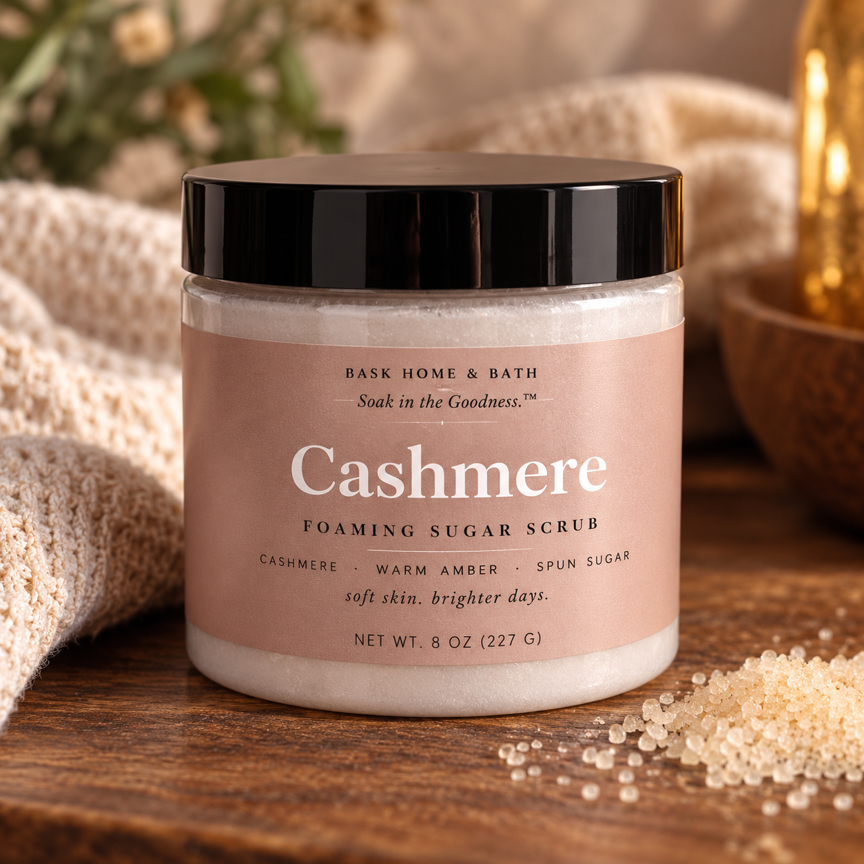 Cashmere Foaming Sugar Scrub